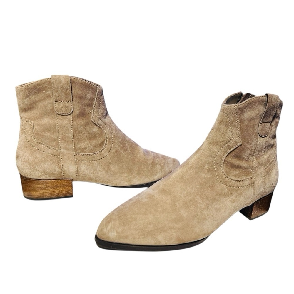Vaneli Tellie Suede Western Ankle Boot – Size 10 - Picture 5 of 9